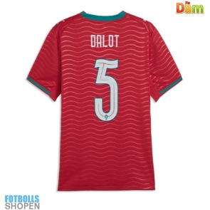 Billiga Portugal Diogo Dalot #5 Hemmatröja Dam VM 2026 Kortärmad